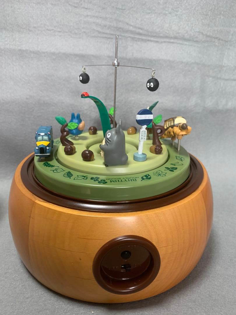 【訳あり品】リズム時計　トトロどんぐりドーム置き時計【ジャンク品】