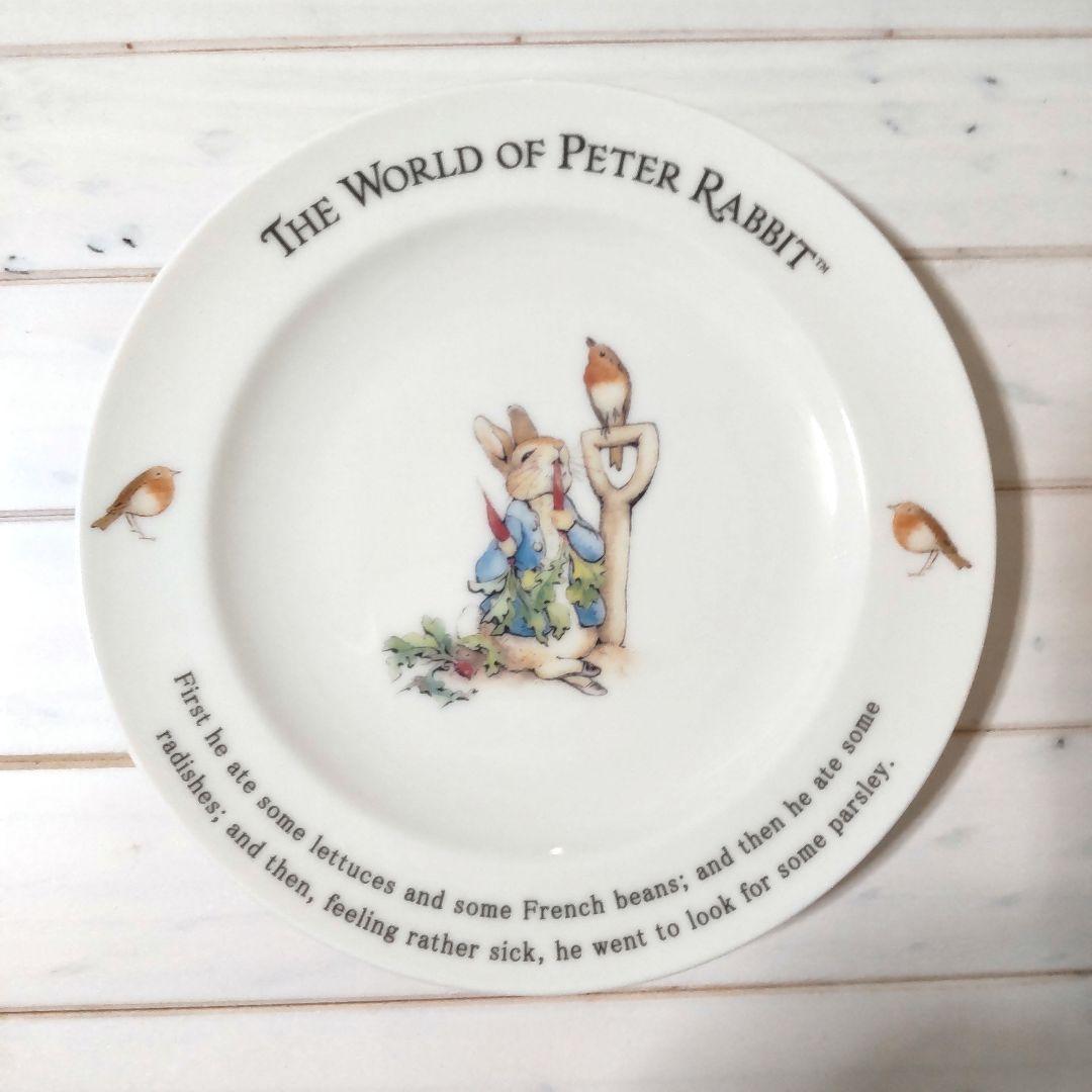 ピーターラビット イラスト皿５枚とボウル５枚セット