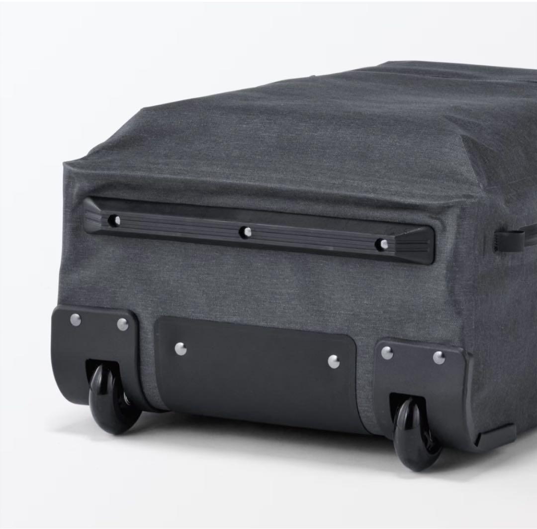 MUJI 耐水性キャリーケース 36L ダークグレー