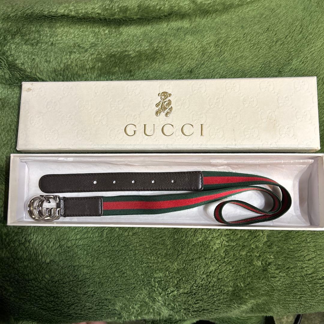 GUCCI children’s チルドレンズ　キッズ　ベルト　新品同様