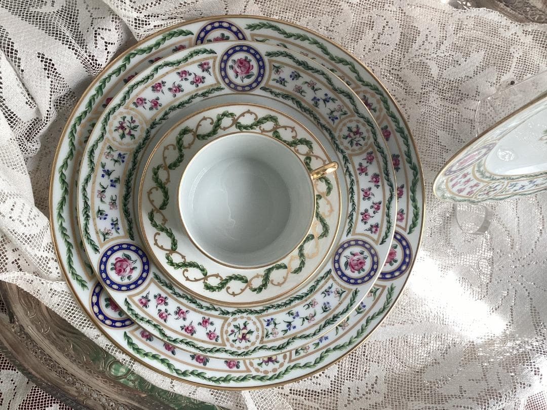 ♡リモージュ アヴィランド ルーヴシエンヌ プレート21.7㎝ ＃D♡