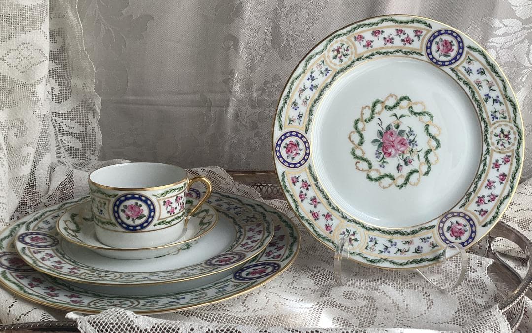 ♡リモージュ アヴィランド ルーヴシエンヌ プレート21.7㎝ ＃D♡