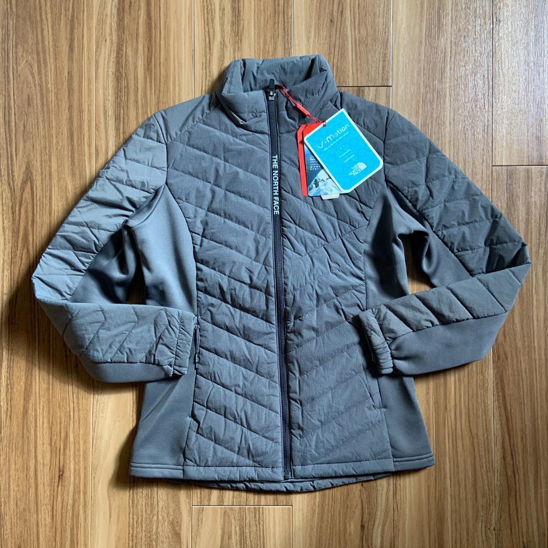 ノースフェイスレディース中綿VMOTION濃いグレーダウンジャケット