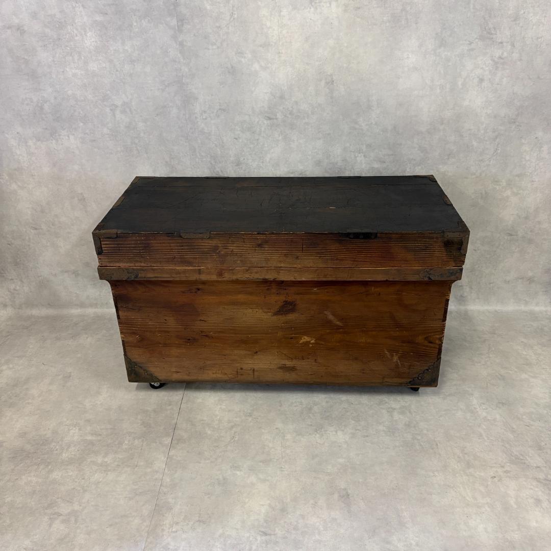 アンティーク木箱 無垢材 古道具