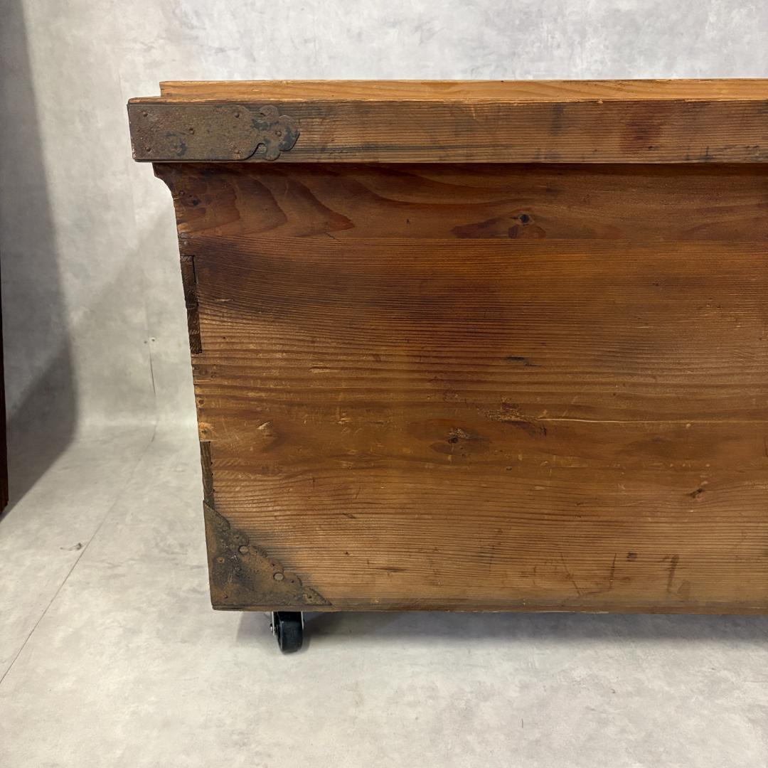 アンティーク木箱 無垢材 古道具