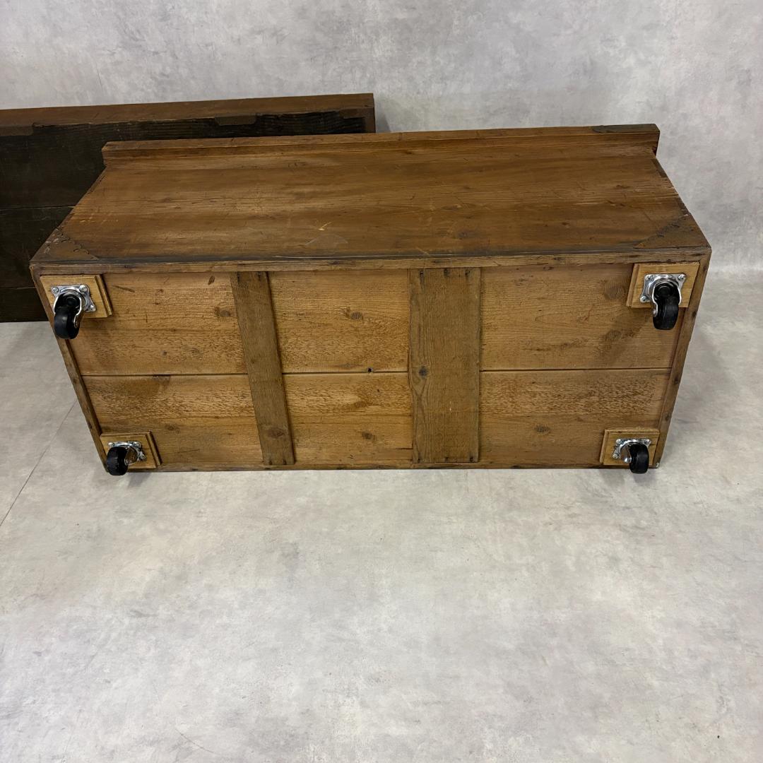 アンティーク木箱 無垢材 古道具