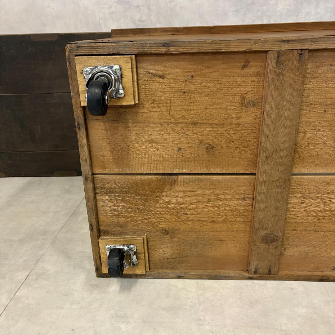 アンティーク木箱 無垢材 古道具