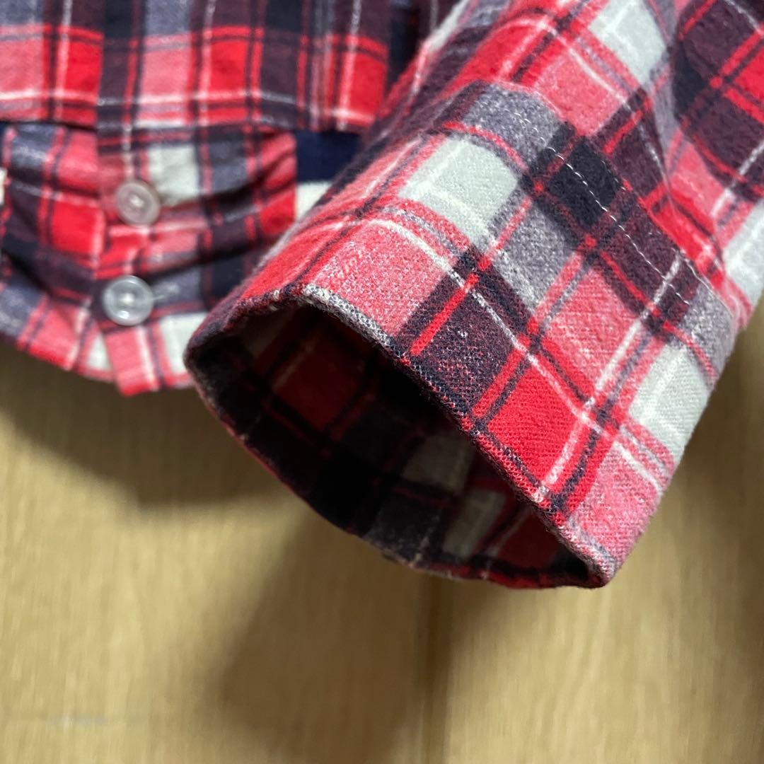 1950s プリントリブネルシャツ 希少