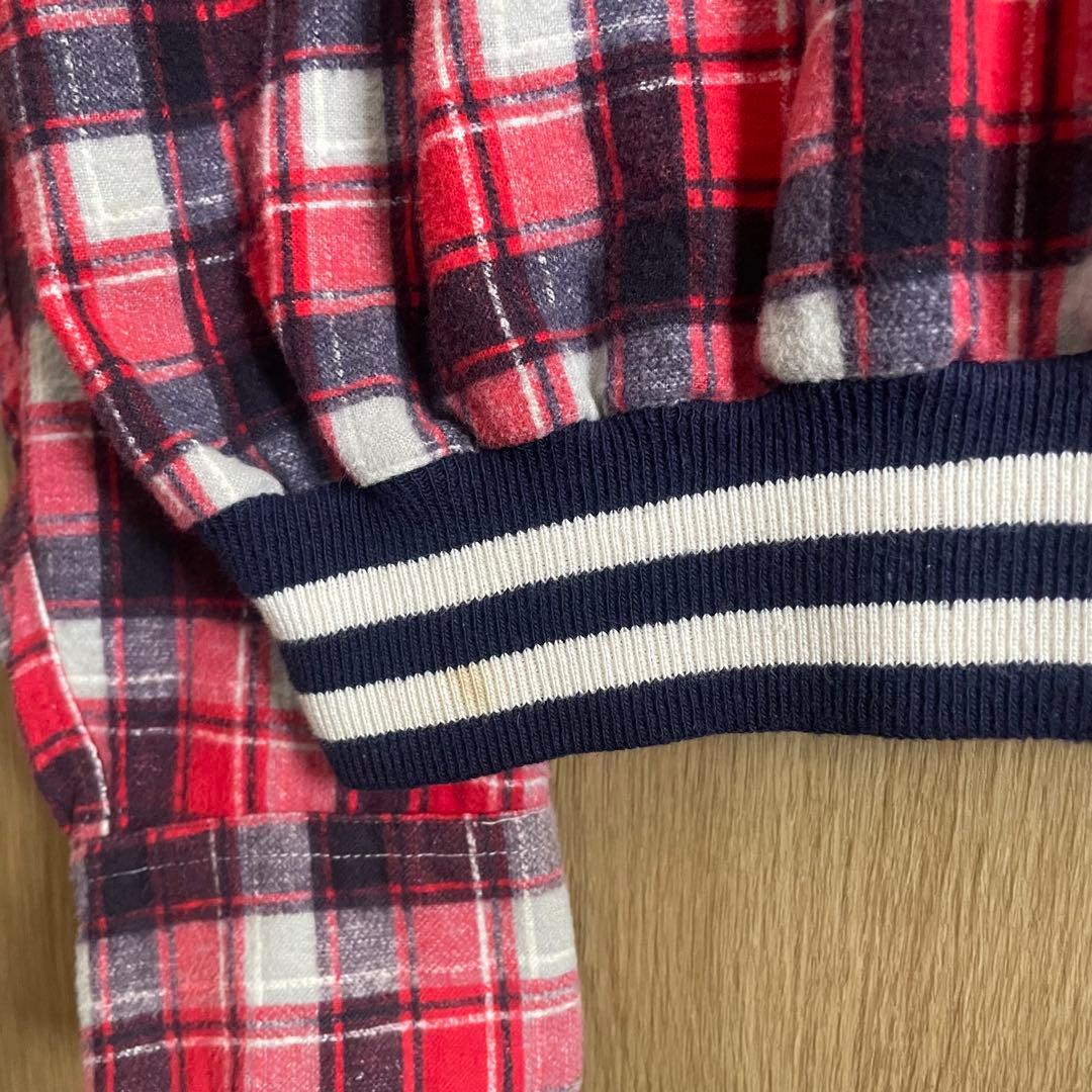 1950s プリントリブネルシャツ 希少