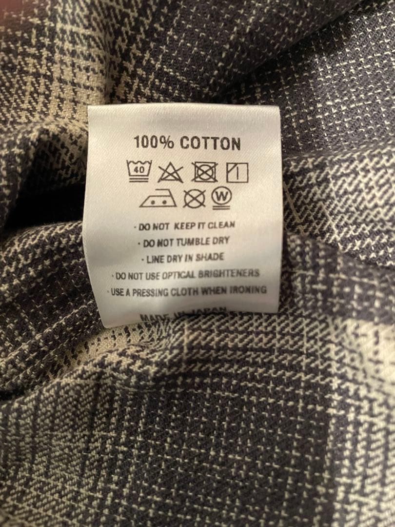 TSY ORIGINAL OMBRE CHECK SHIRTS Lサイズ