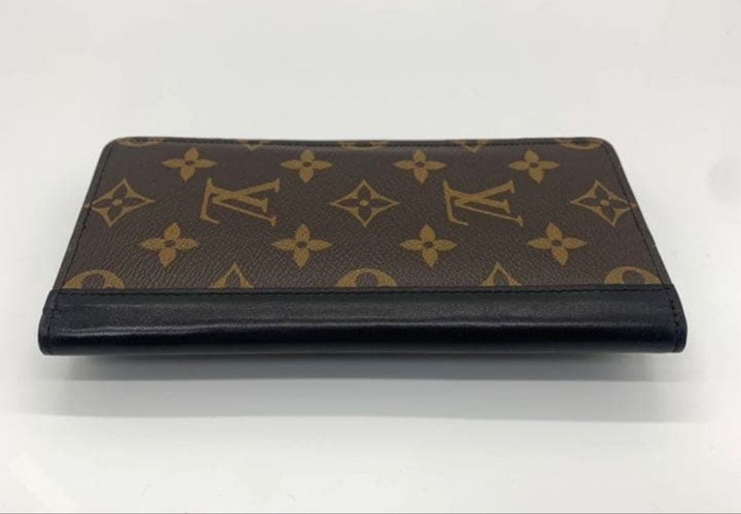 ルイ・ヴィトン モノグラム マカサー タノン 二つ折り長財布