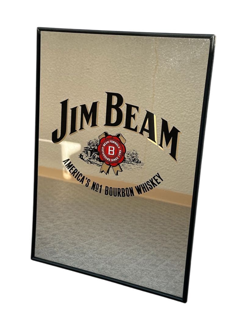 JIM BEAM パブミラー 未使用 非売品