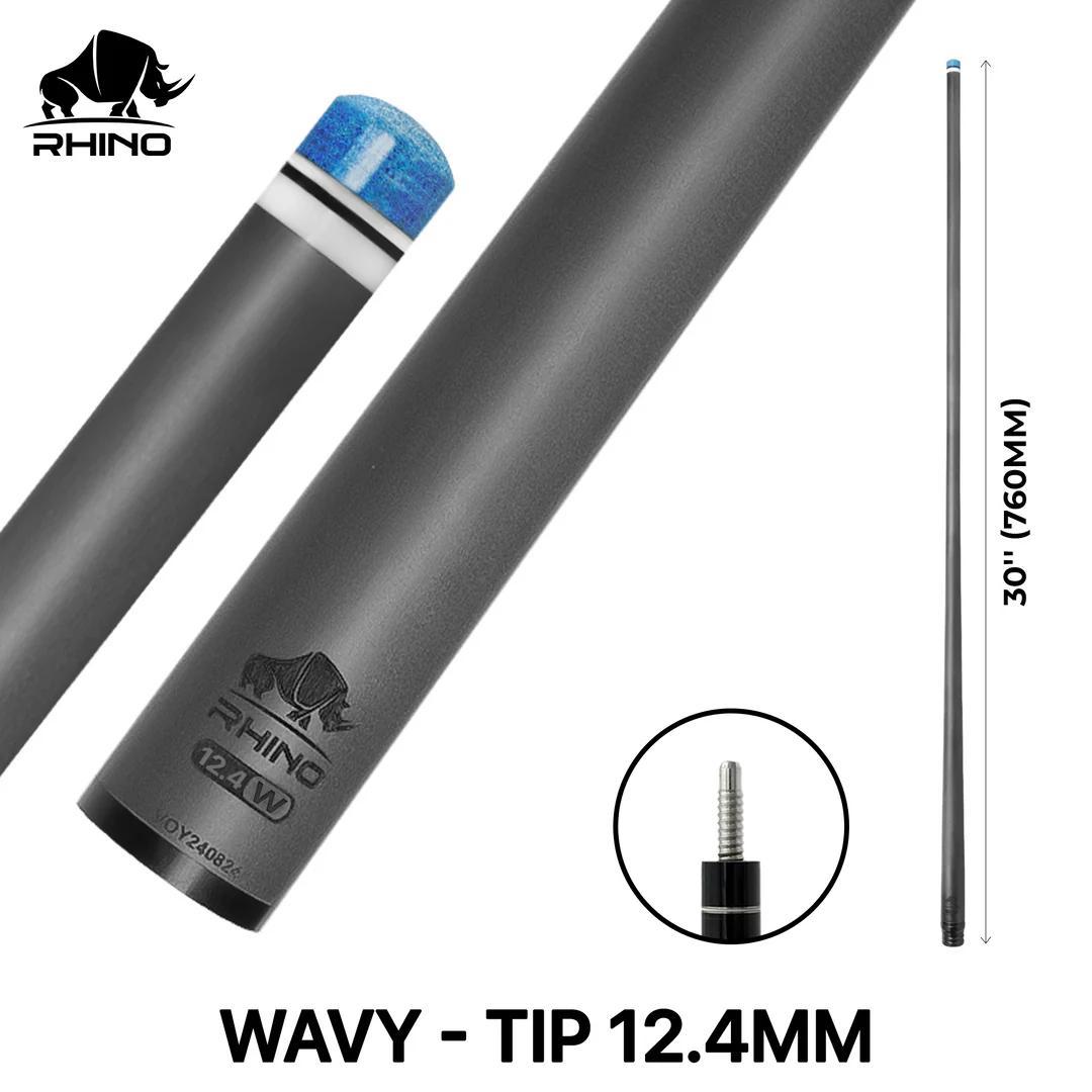 ※５月中旬入荷【Rhino】WAVY 12.4mm カーボン プールシャフト