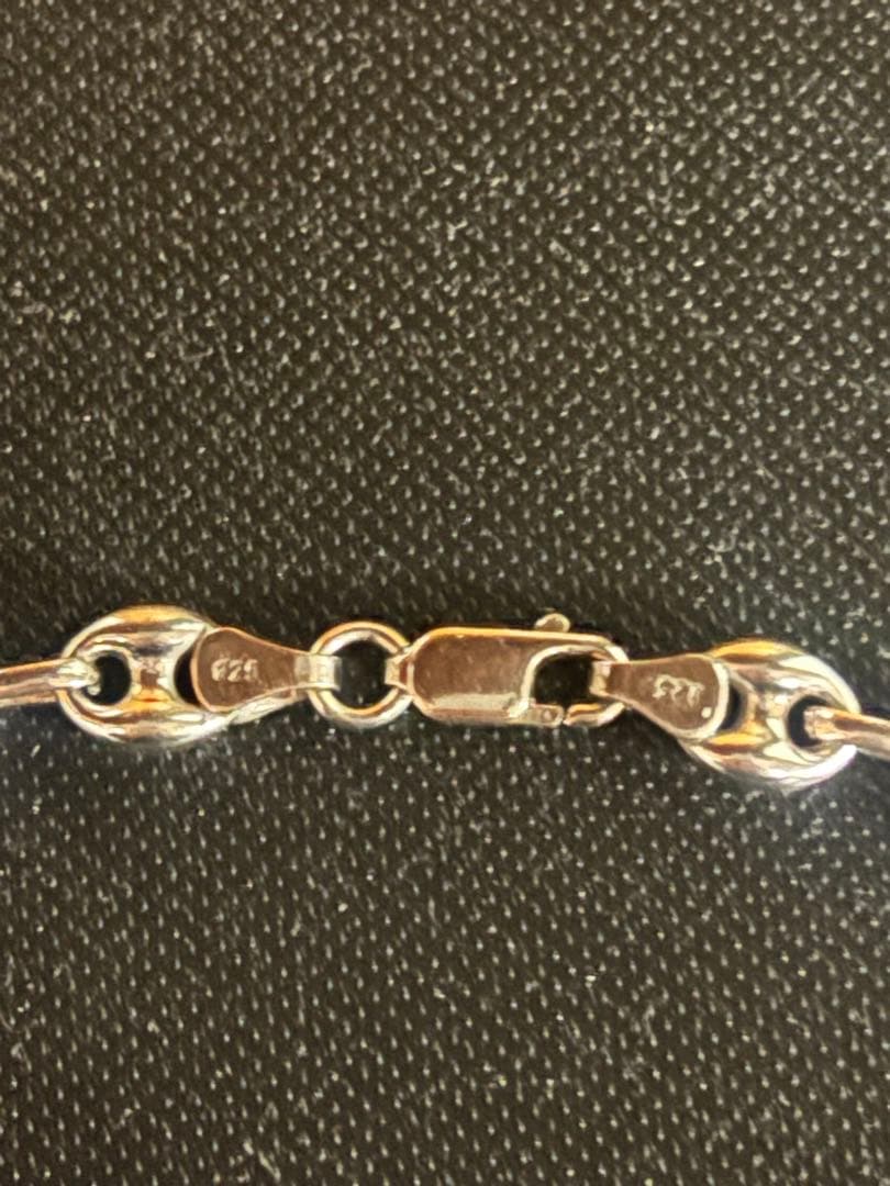 シルバー ネックレス パフグッチ 幅4mm 45cm