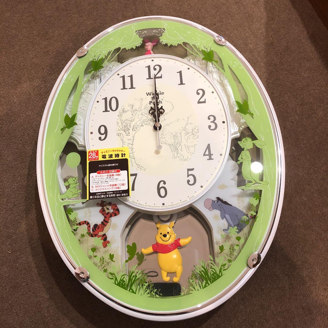 【新品・未使用】ディズニー プーさん 掛時計