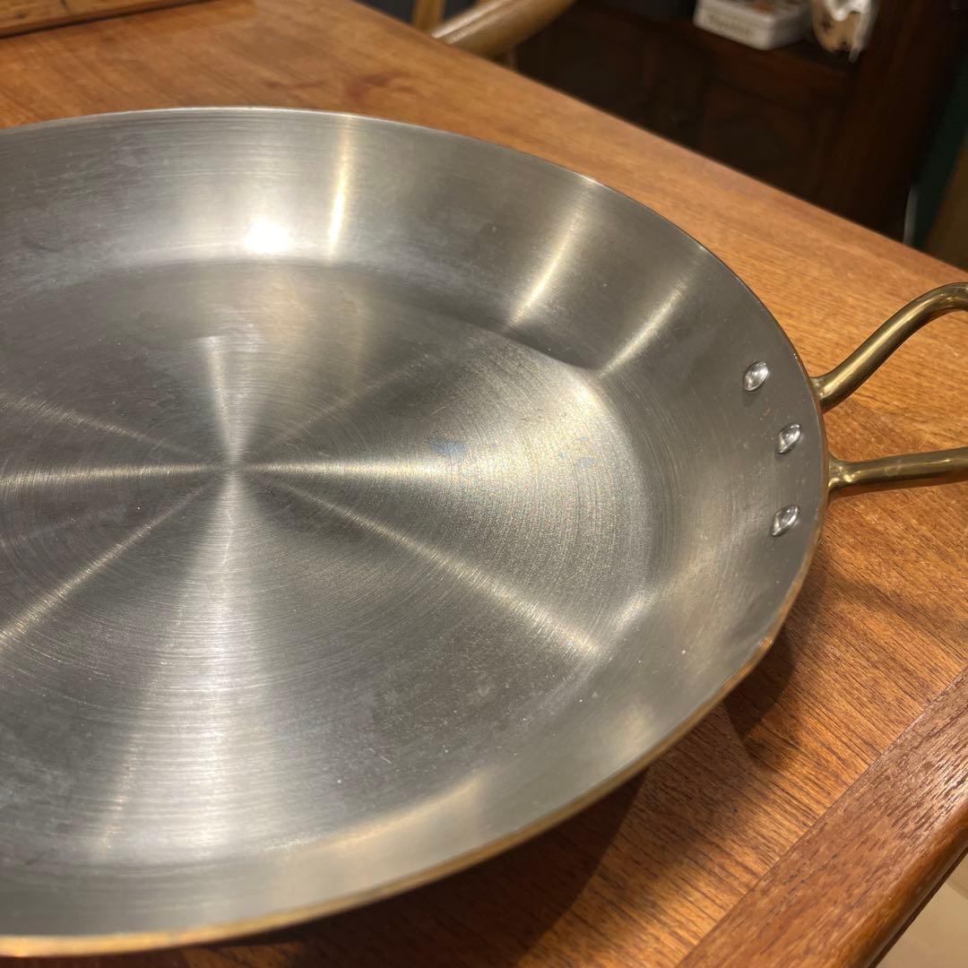パリsimon銅製パエリア鍋26.5cm