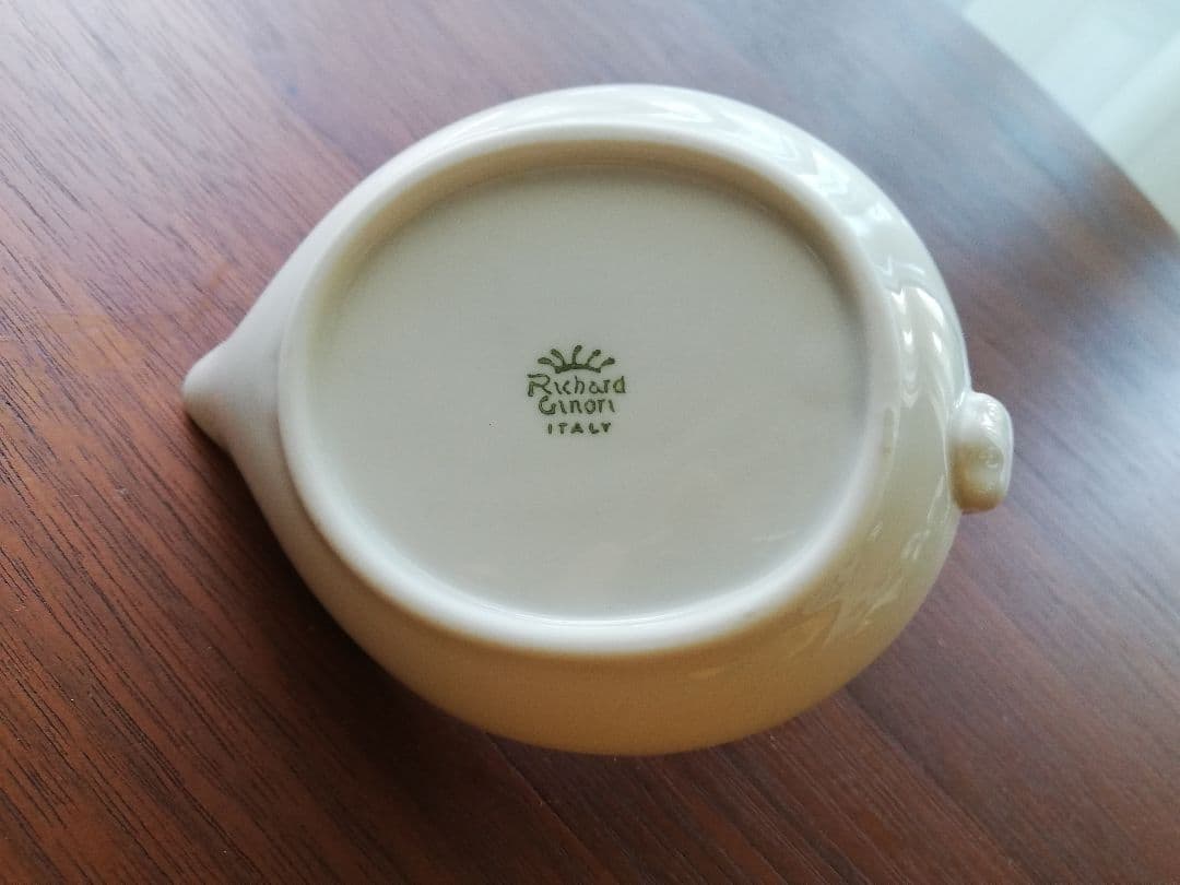 希少限定【リチャードジノリ】ポット（1.5L）＆スワンディッシュ セット