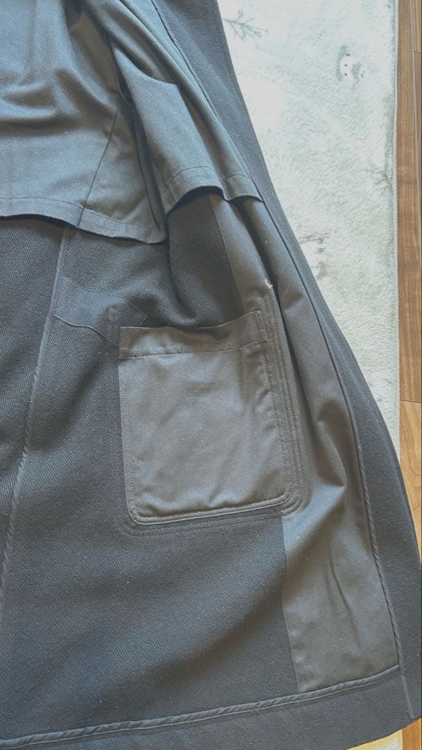 【mammal】MHLマーガレットハウエルウールダッフルコート黒サイズⅡ