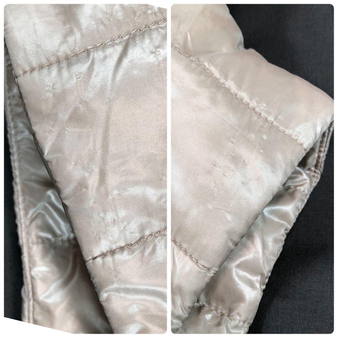 希少デザイン ヘルノ 2way ダウンベスト ニット 取外し可 グレージュ 42