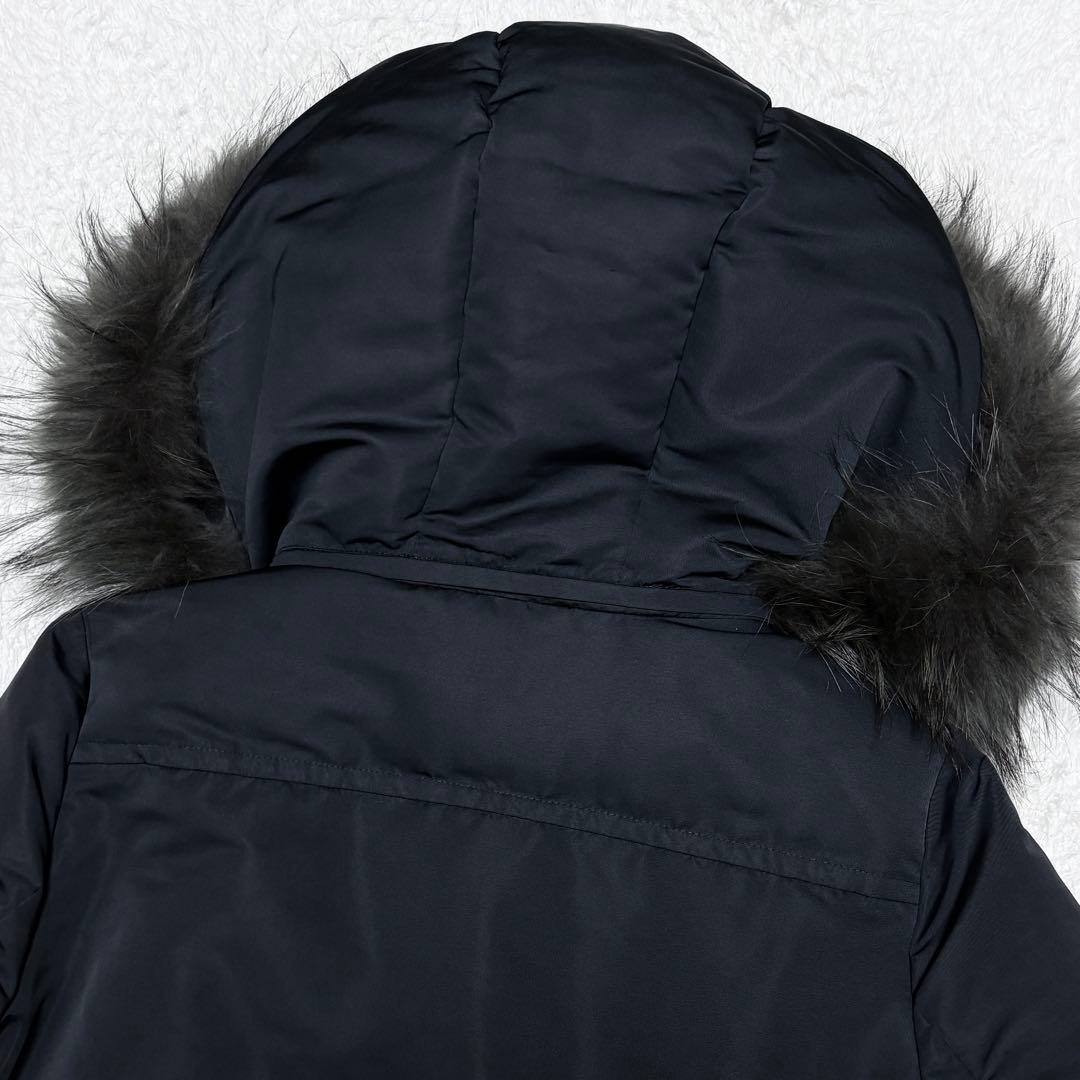 【美品】グレースコンチネンタル 3way 切り替え ダウンコート ラクーンファー