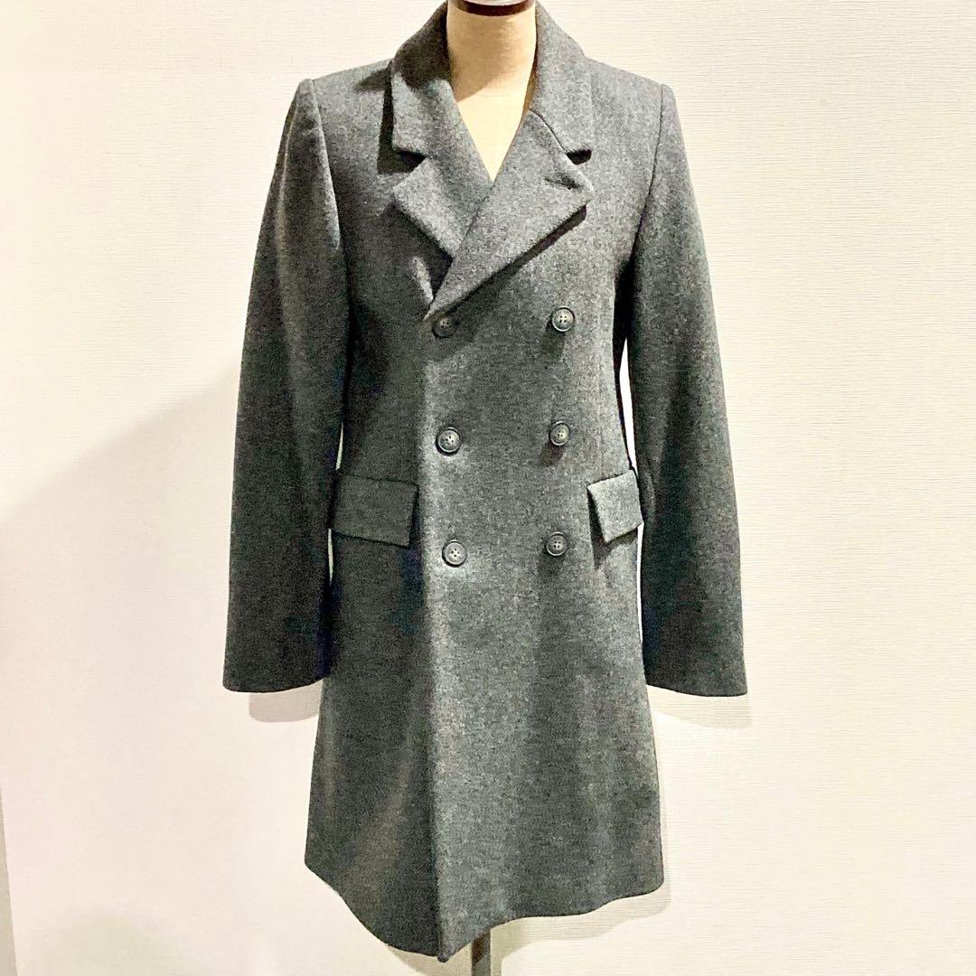 【極美品】A.P.C アーペーセー　ロングコート　ダブルボタン　チェスターコート