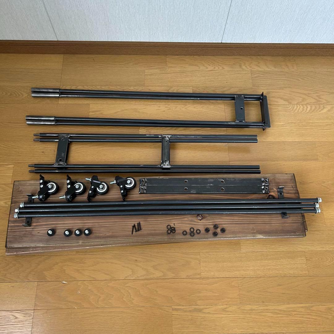 2段棚　ラック　アンティーク風　ハンドメイド　　アイアン家具