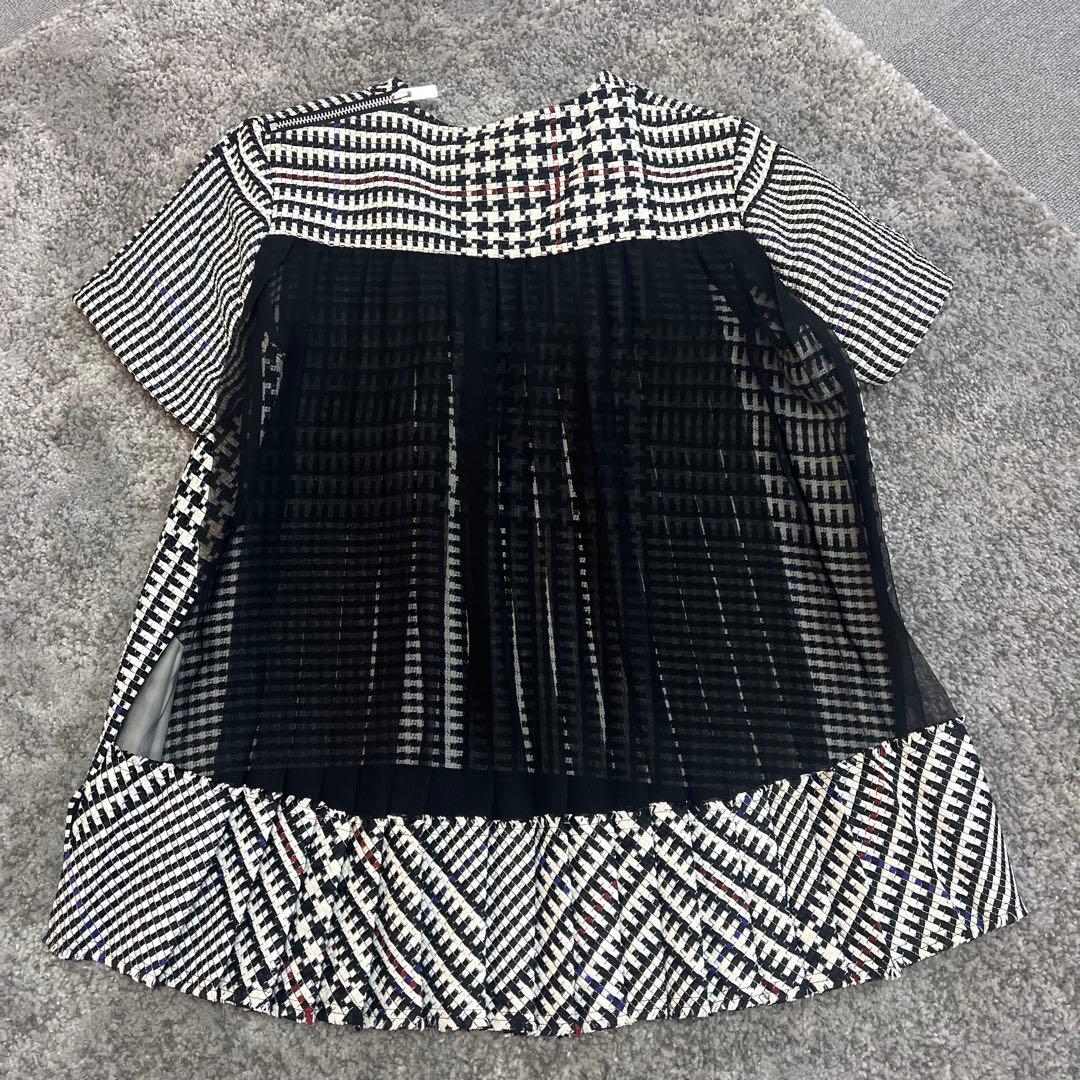 sacai 半袖 トップス 2★サカイ ブラウス バーニーズNY