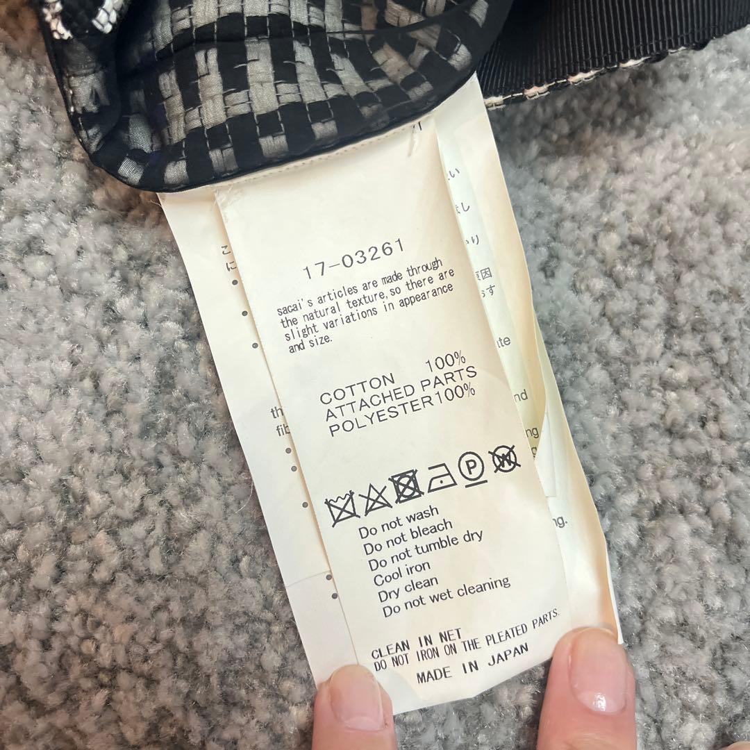 sacai 半袖 トップス 2★サカイ ブラウス バーニーズNY