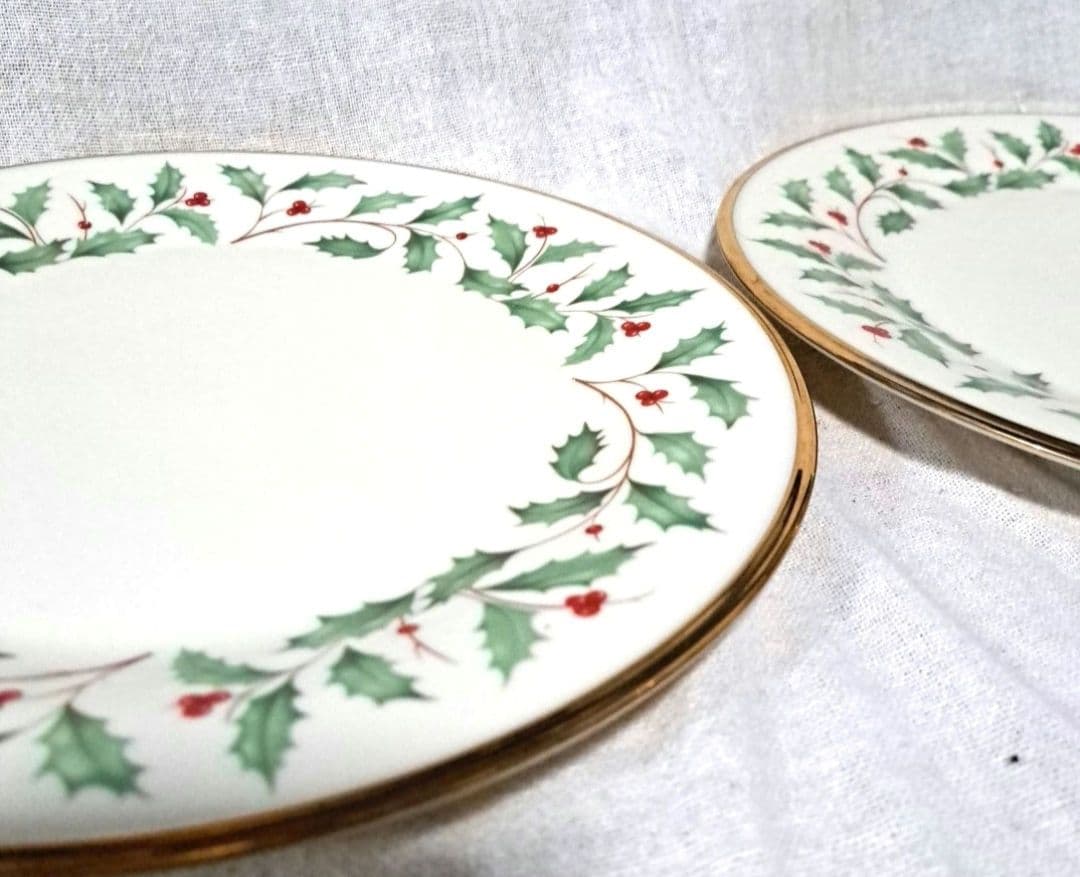 【未使用】レノックス　ホリデー　ディナープレート　Lenox 大皿　２枚29cm