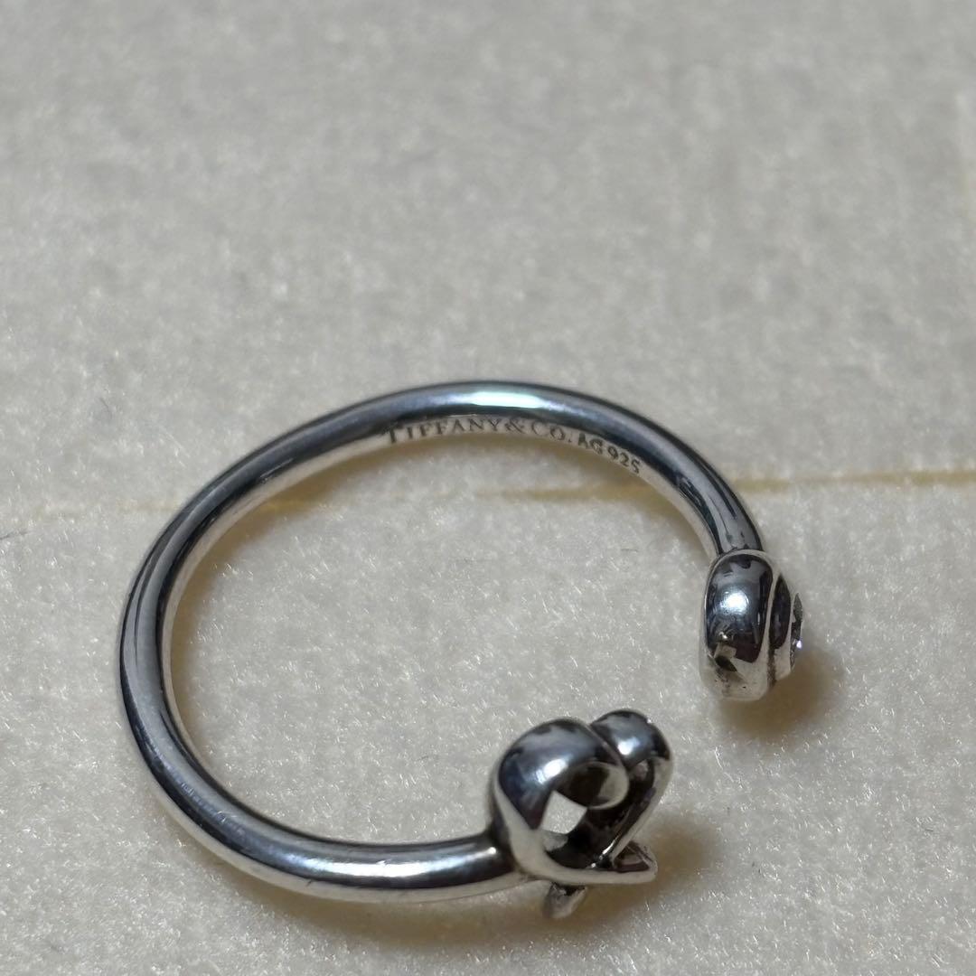 Tiffany & Coラビングハート 1P ダイヤ リングシルバーAG925