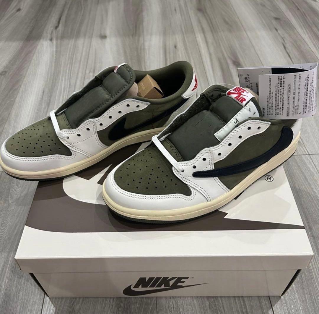 も*り様 Travis Scott Jordan 1 Low Reverse O