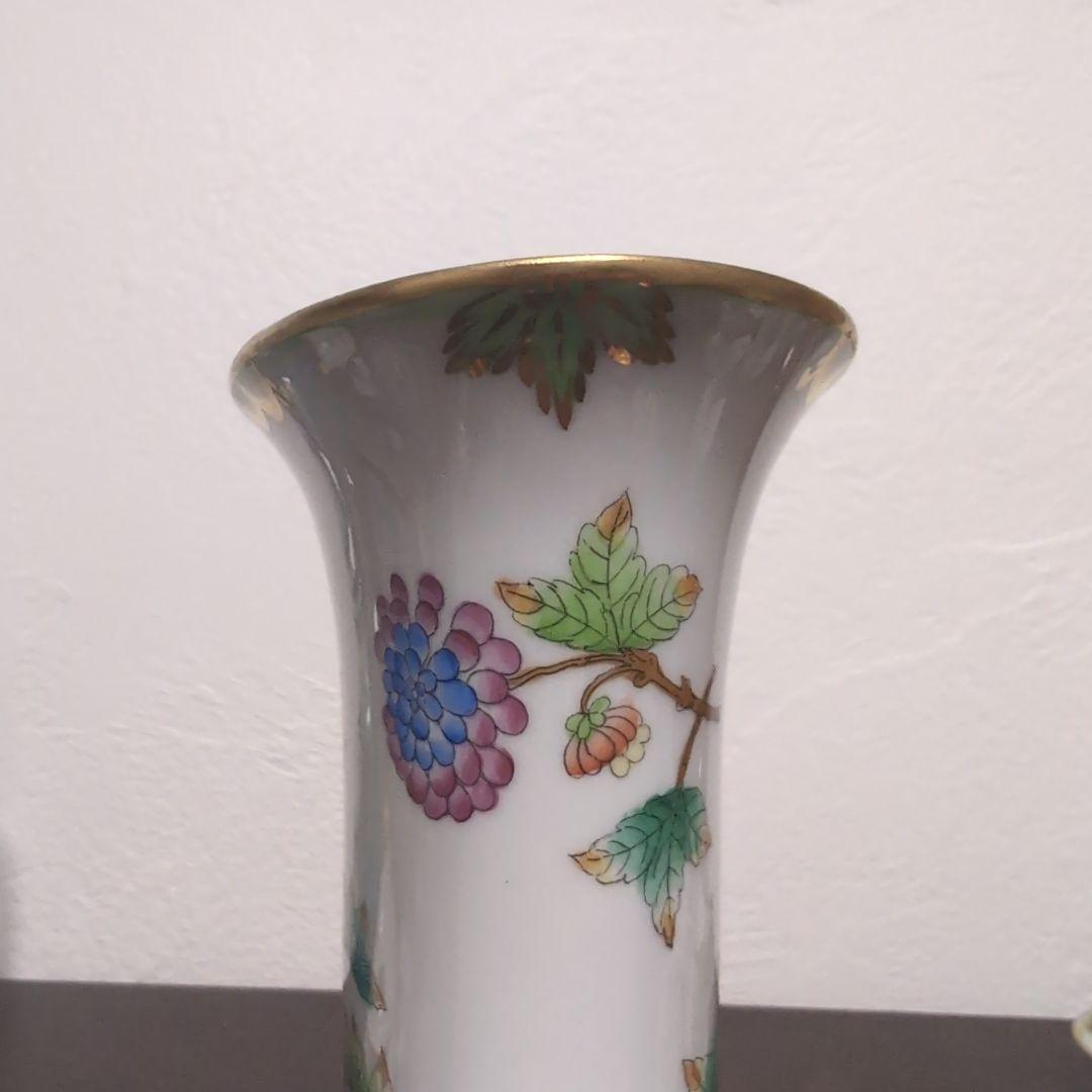 ヘレンド　ヴィクトリアブーケ　花瓶　フラワーベース　大サイズ　置物