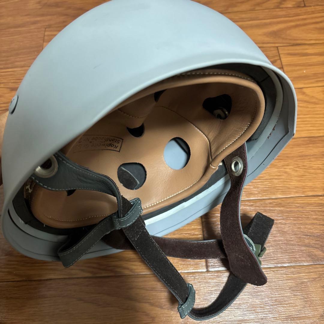 WWⅡ ドイツ軍 M38型降下猟兵ヘルメット(グレー)