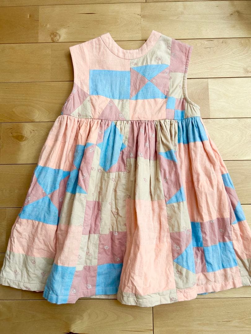 ワンピース Apolina kids wendy dress patchwork 3-5