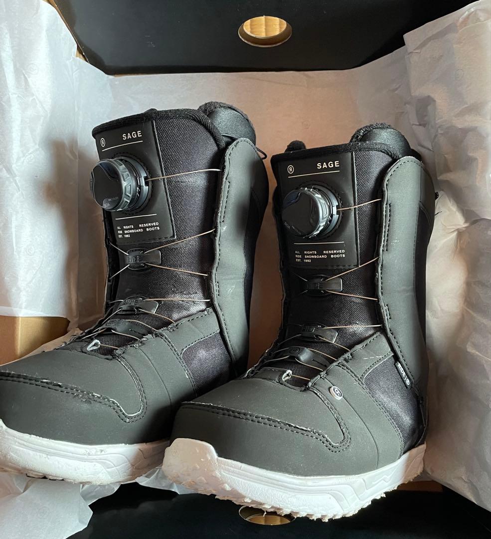 SAGE 女性用スノーボードブーツ ブラック