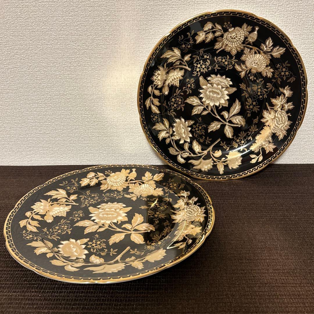ウェッジウッド　トンキン　ブラック　ディナープレート　28cm