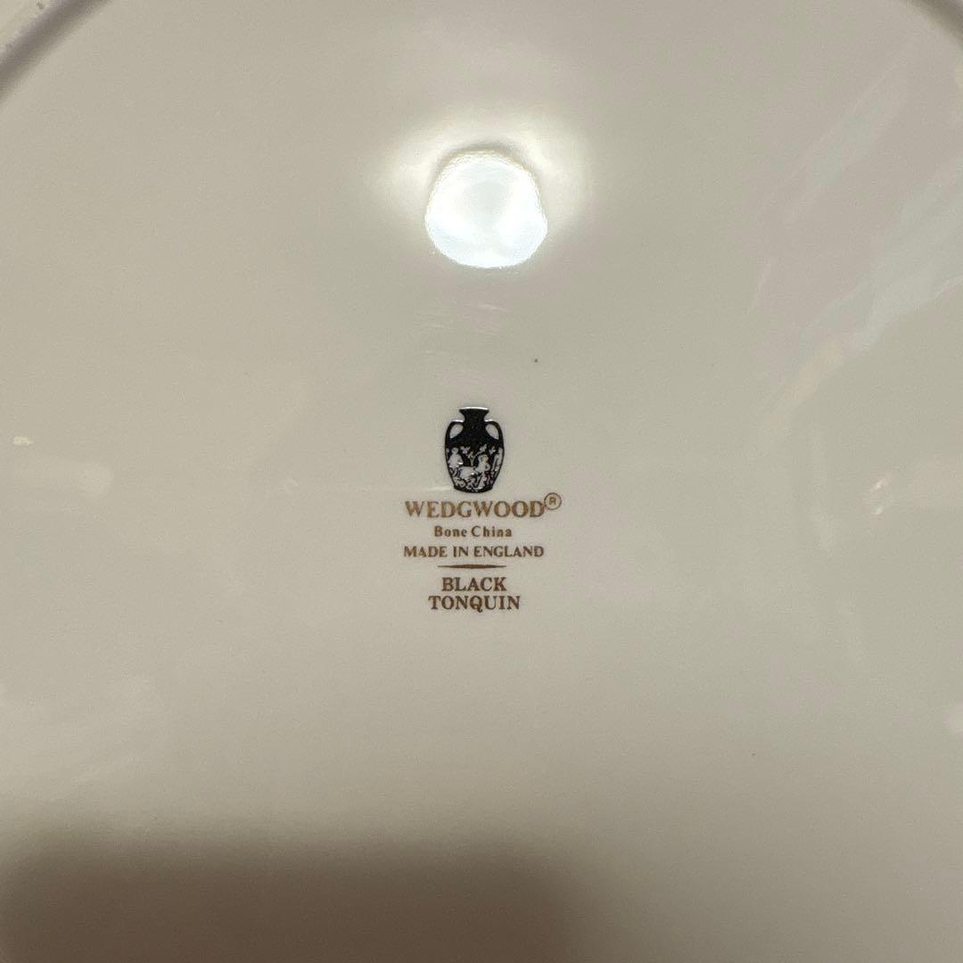 ウェッジウッド　トンキン　ブラック　ディナープレート　28cm