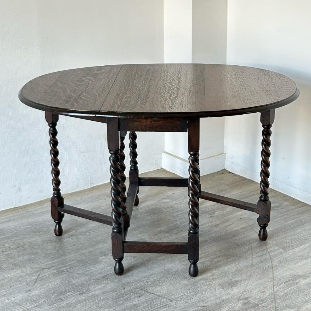 アンティーク 家具 ゲートレッグテーブルテーブル 1930年頃 英国製 548A