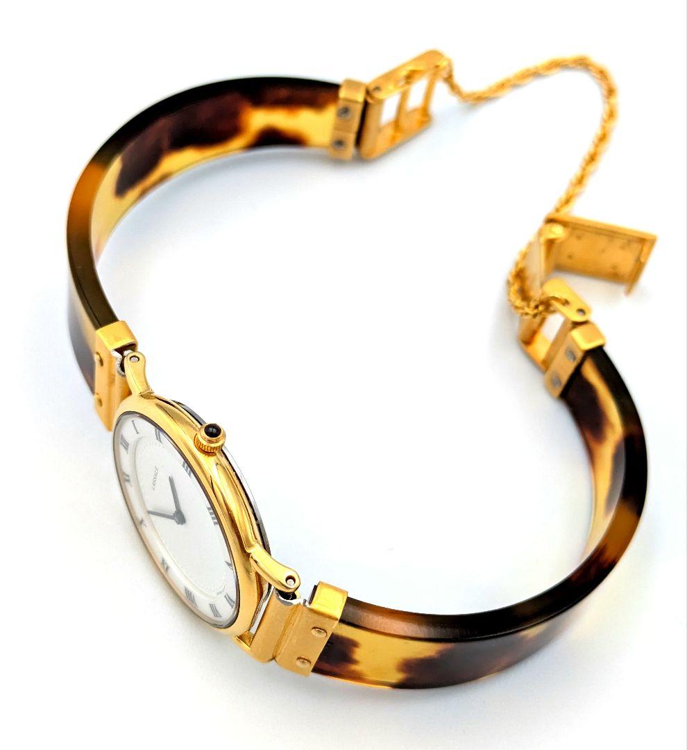 【M2500151】SEIKO LASSALE レディース腕時計 　鼈甲風ベルト