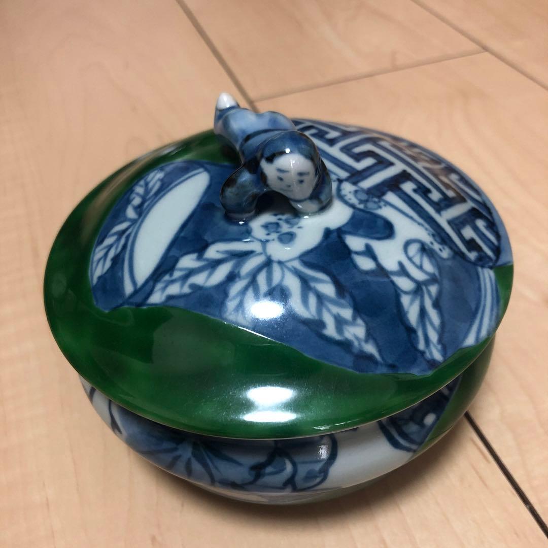 有田焼　陶祥窯　一閑人　蓋物　梅干し入れ　漬物　保存容器　陶器