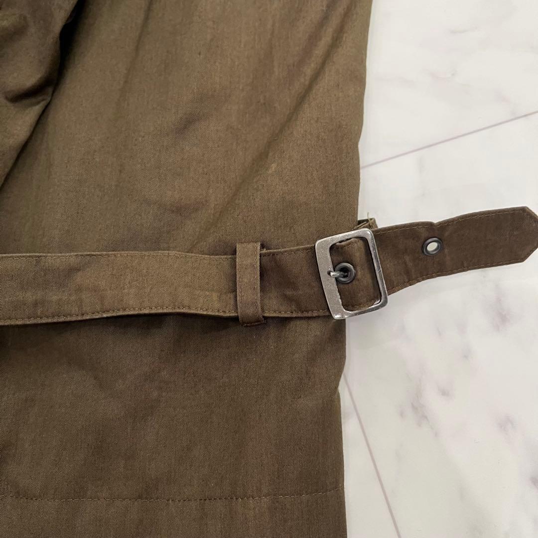 allegri イタリア製 トレンチコート オリーブ　古着　ミリタリー