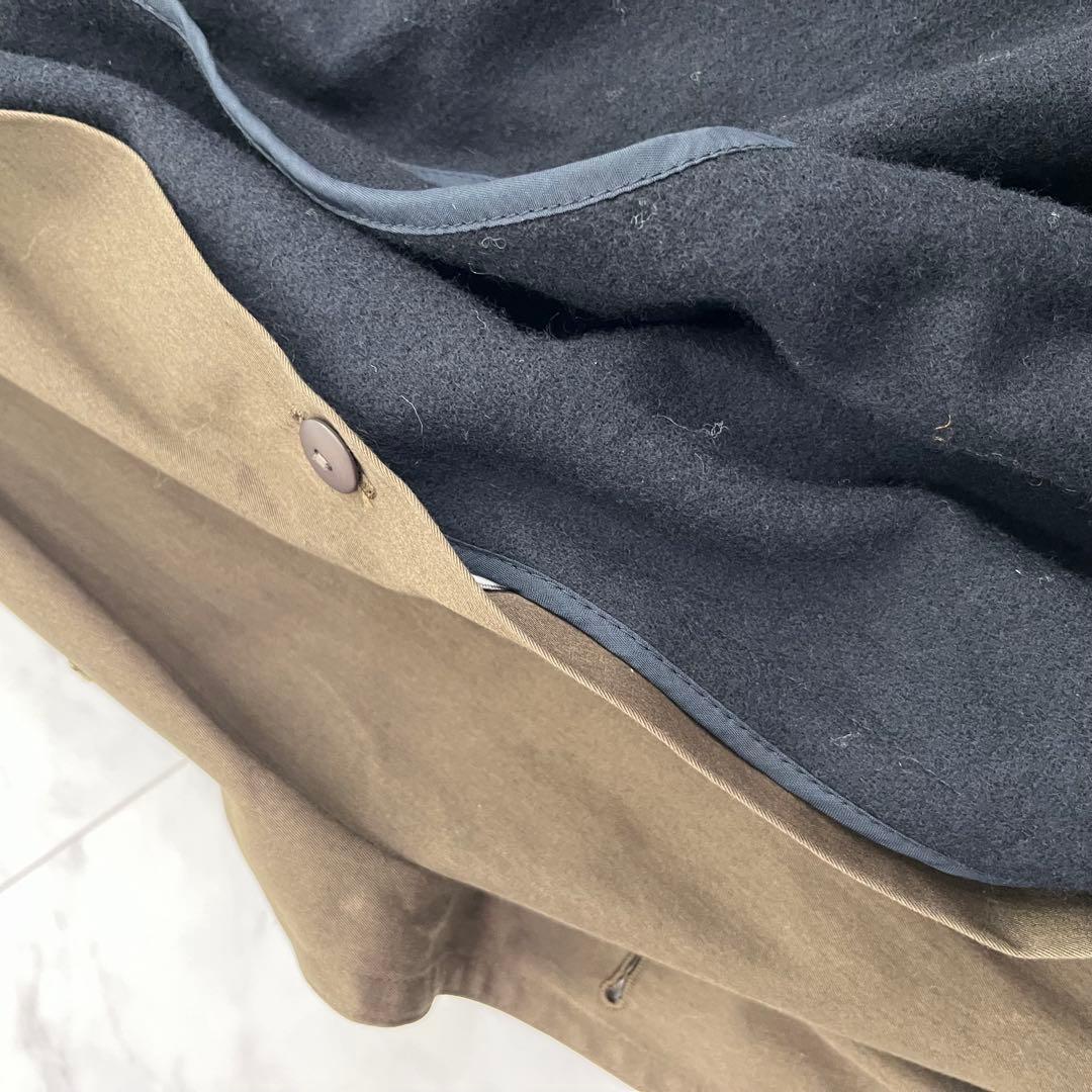 allegri イタリア製 トレンチコート オリーブ　古着　ミリタリー