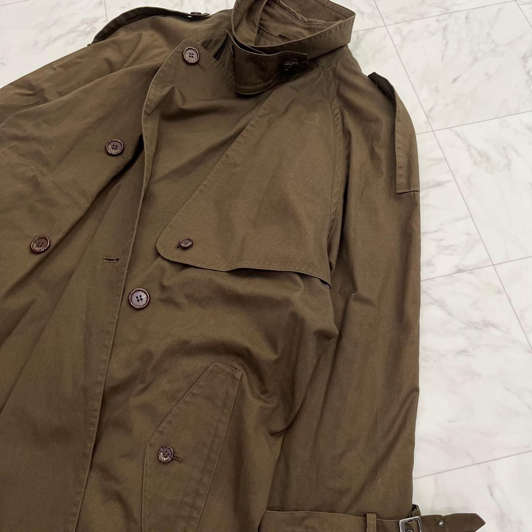 allegri イタリア製 トレンチコート オリーブ　古着　ミリタリー