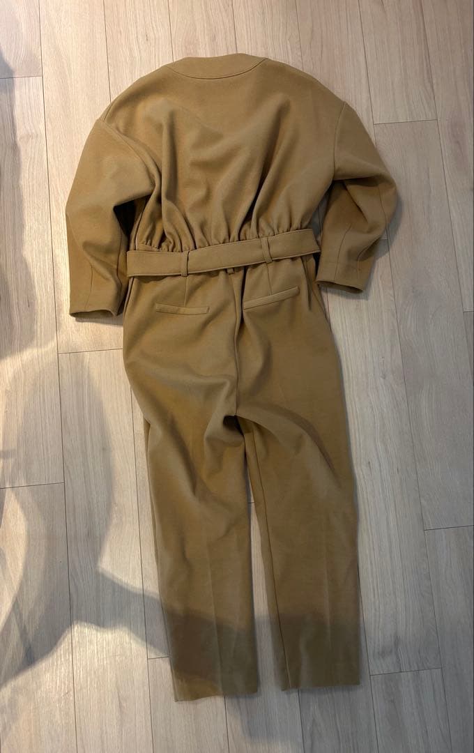 seventenウールライクオールインワン(キャメル) オールインワン