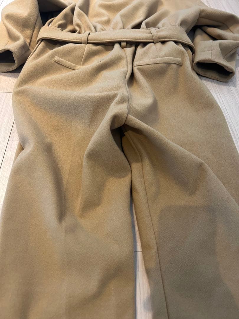 seventenウールライクオールインワン(キャメル) オールインワン