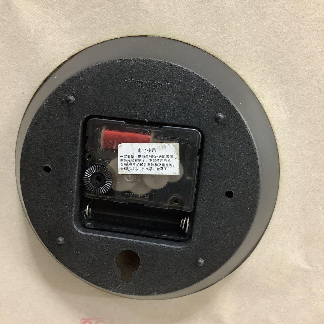 6672①④花びらデザイン壁掛け時計