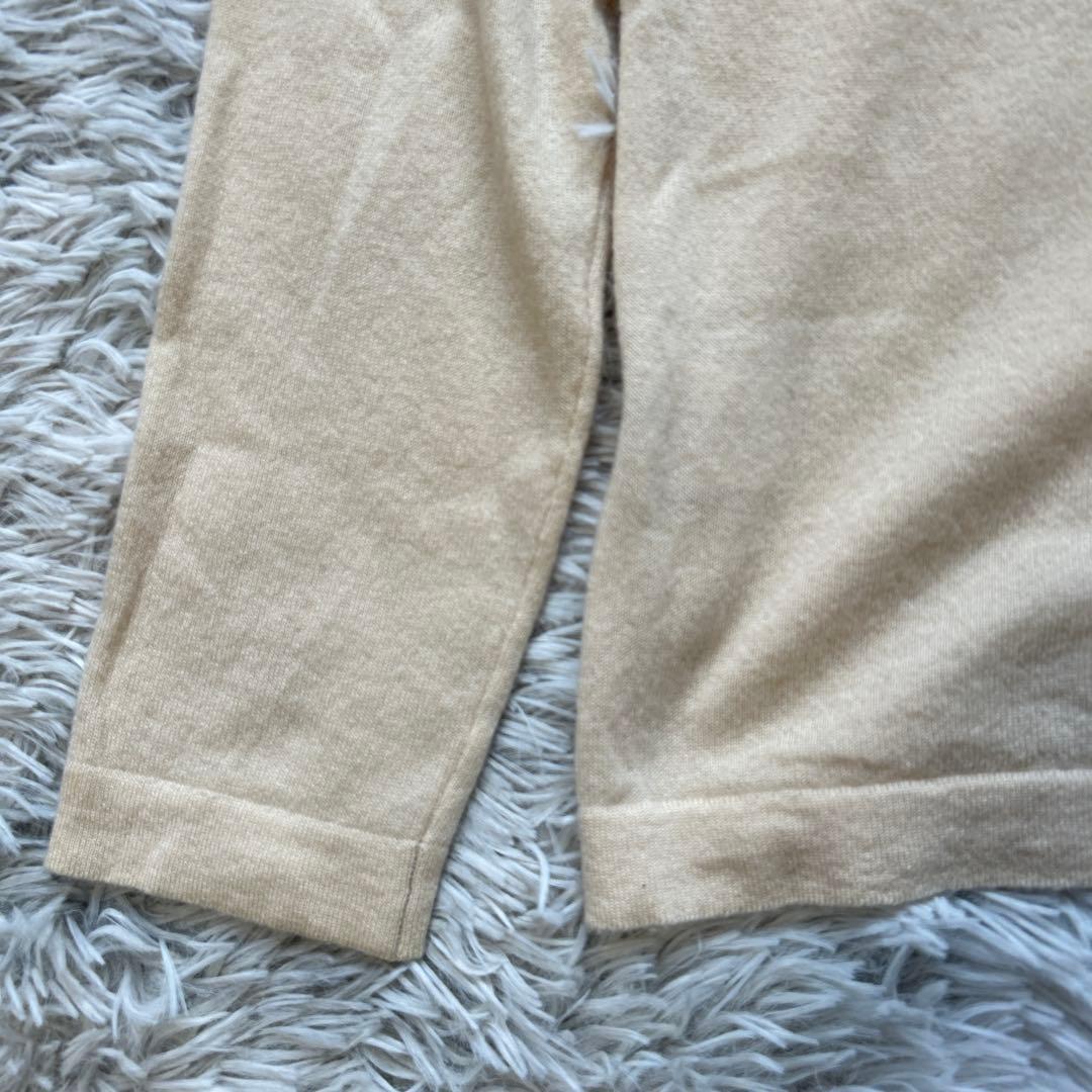 n100/エヌワンハンドレッド カシミヤ100% 日本製 アイボリー Lサイズ