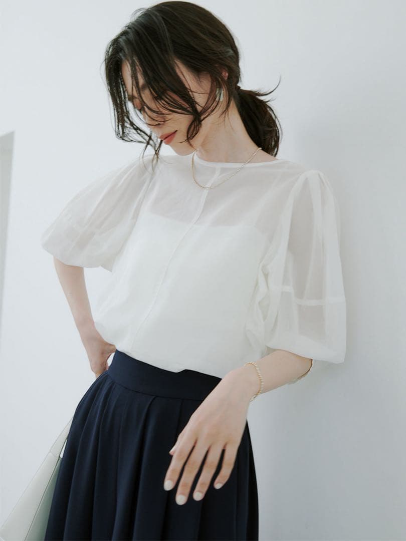 anuans フォルムシアーブラウス　★★当日発送★★