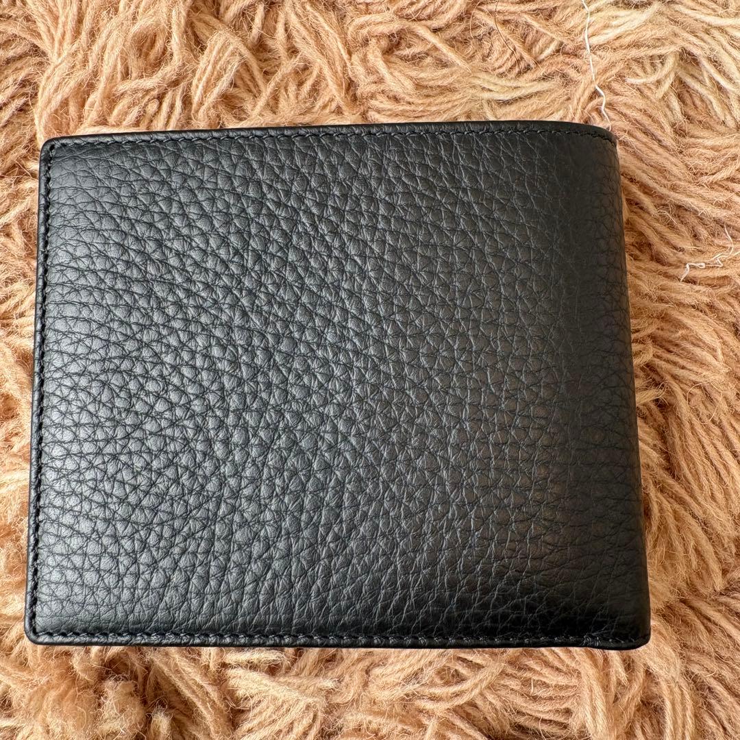 【未使用】dunhill ダンヒル ブラック レザー 札入れ 財布 メンズ