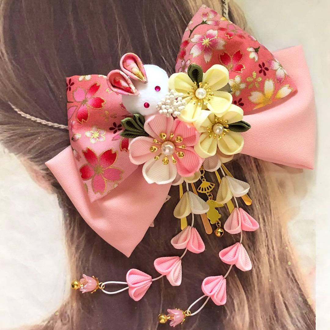 つまみ細工 髪飾り成人式 卒業式 結婚式 七五三